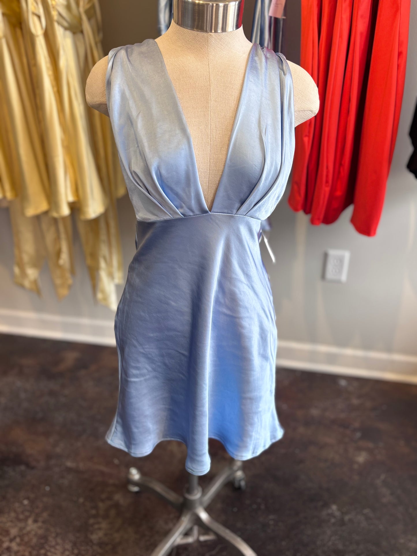 Something Blue Mini Dress